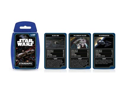Karetní hra Top Trumps Star Wars Starships