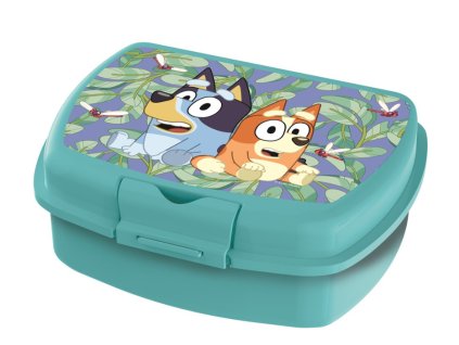 Svačinový box Bluey tyrkysový Nové