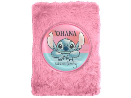 Plyšový zápisník Disney Stitch