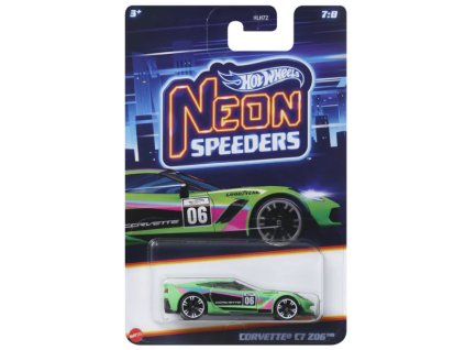 Hot Wheels Neon Speeders Corvette C7 Z06
