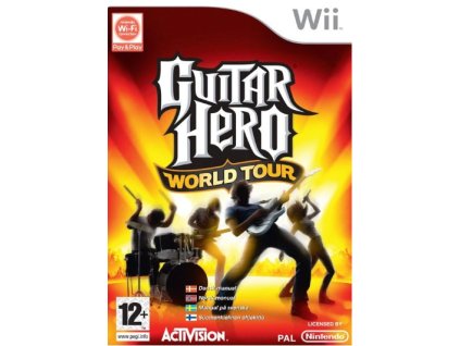 Wii Guitar Hero World Tour a kytara