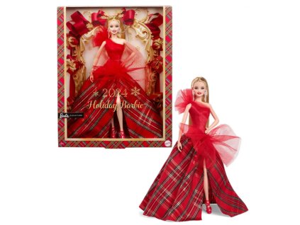 Vánoční Barbie Blondýnka 2024 Nové