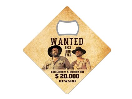 Otvírák s magnetem Bud Spencer aTerence Hill Wanted