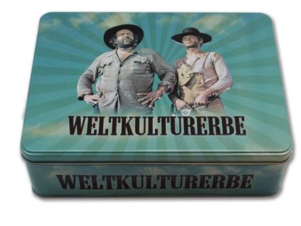 Plechový box Bud Spencer a Terence Hill Weltkultuerbe