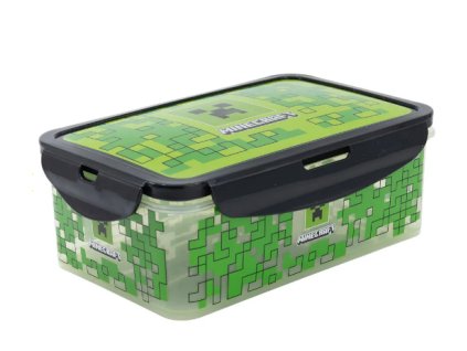 Svačinový box Minecraft průhledný 1070ml