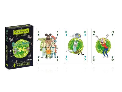 Hrací karty Rick a Morty žolíky Nové