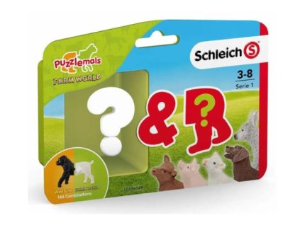 Schleich Puzzlemals Farm World Série 1 Random