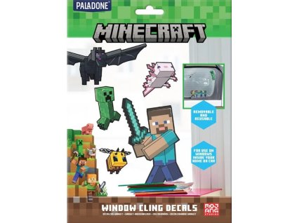 Sada samolepek na okno Minecraft