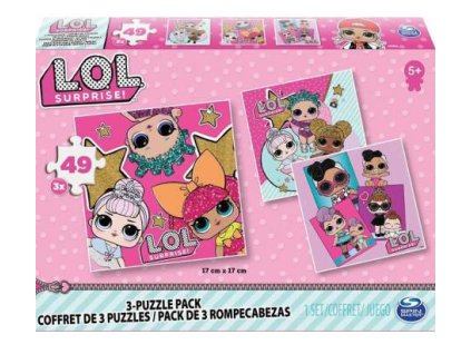Puzzle L.O.L. Surprise! 3ks