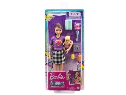 Barbie Skipper Babysitter s miminkem