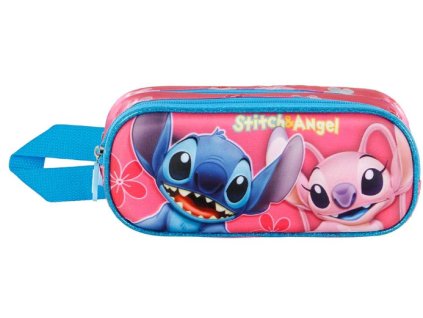 Penál Lilo a Stitch s Angel 3D dvojité pouzdro
