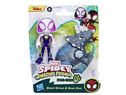 Spidey a jeho úžasní přátelé DinoWebs GhostSpider a Rhino Dino Nové