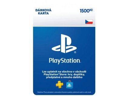 PlayStation Store elektronická peněženka 1500 Kč Nové
