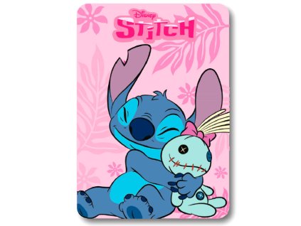 Flísová deka Stitch a Scrump