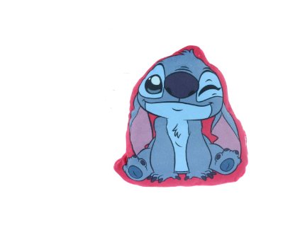 Polštářek Disney Stitch tm.růžový 15cm