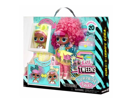 L.O.L. Surprise Tweens Surprise panenka a mini česací hlava Crimp Cora