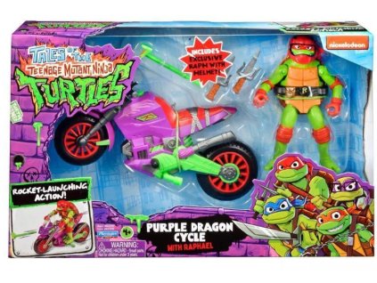 Figurka Želvy Ninja Purple Dragon a Raphael