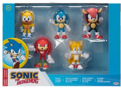 Set figurek Ježek Sonic 6cm 5ks
