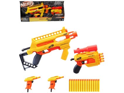 Pistole Nerf Alpha Strike 4 blastry a šipky