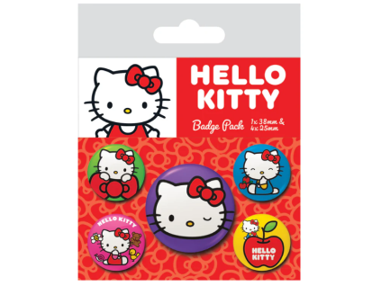 Odznáčky Hello Kitty 5ks