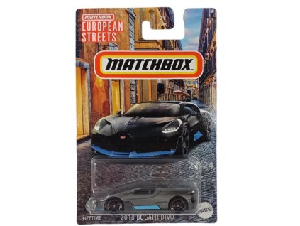 Matchbox European Streets 2018 Bugatti Divo