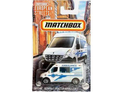 Matchbox European Streets Renault Master Ambulance