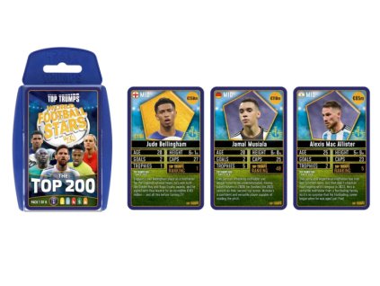Karetní hra Top Trumps World Football Stars 2024 ver.1