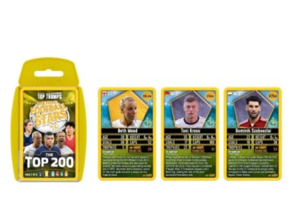 Karetní hra Top Trumps World Football Stars 2024 ver.2