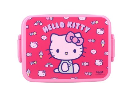 Svačinový box Hello Kitty růžový