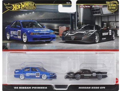 Hot Wheels Premium Car Culture 94 Nissan Primera a Nissan R390 GT1
