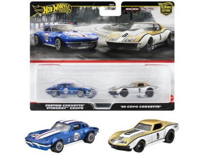 Hot Wheels Premium Car Culture Custom Corvette Stringray Coupe a 69 Copo Corvette