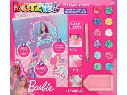 Diamantové malování Dotzies velká sada Barbie Nové