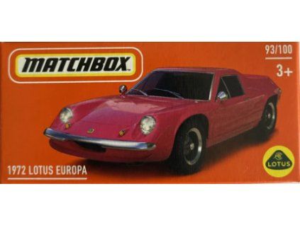 Matchbox 1972 Lotus Europa Box