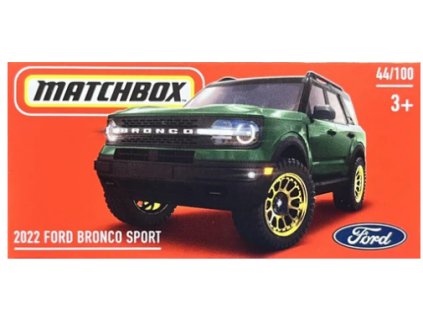 Matchbox 2022 Ford Bronco Sport Box