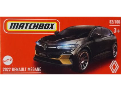 Matchbox 2022 Renault Mégane černý Box