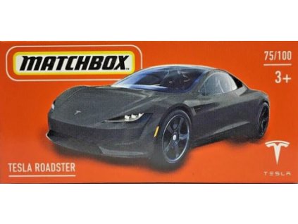 Matchbox Tesla Roadster černá Box