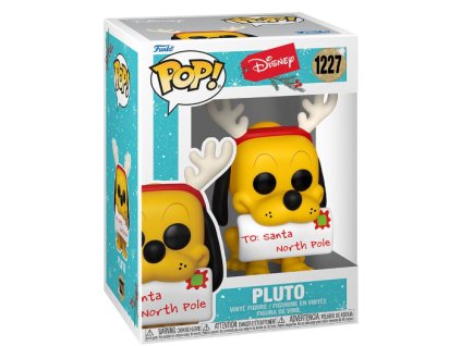 Funko Pop! 1227 Disney Holiday Pluto Flocked