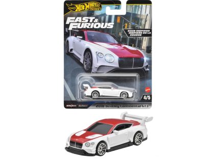 Hot Wheels Premium Fast and Furious 2018 Bentley Continental GT3