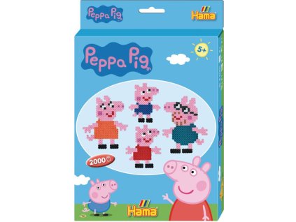 Zažehlovací korálky Hama Midi Prasátko Peppa