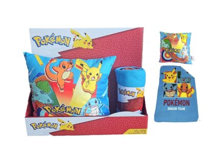 Set deky s polštářem Pokémon Nové