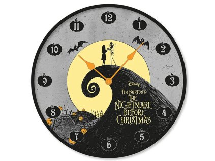 Hodiny The Nightmare Before Christmas Jack a Sally Nové