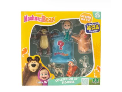 Set figurek Máša a medvěd 7ks