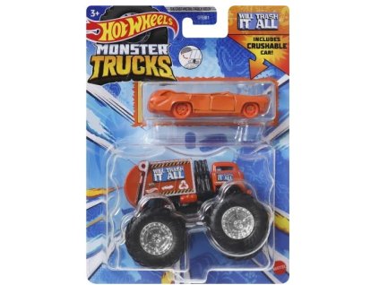 Hot Wheels Monster Truck Will Trash it all
