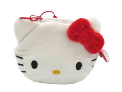 Plyšová peněženka na mince Hello Kitty