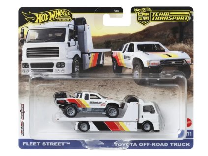 Hot Wheels Premium Car Culture Team Transport Fleet Street a Toyota Off Road Truck