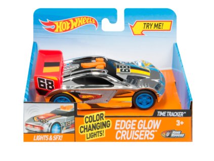 Hot Wheels Edge Glow Cruisers se zvukem a světlem
