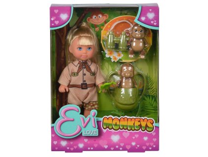 Panenka Evi Love Monkeys 12cm