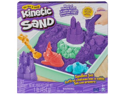 Kinetický písek Set fialový Nové
