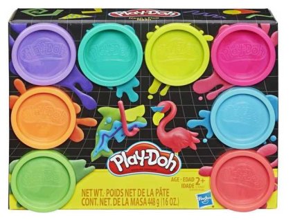 Play Doh Neon 8ks kelímků