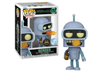 Funko Pop! 1757 Futurama Bender Limited Glow Chase Edition